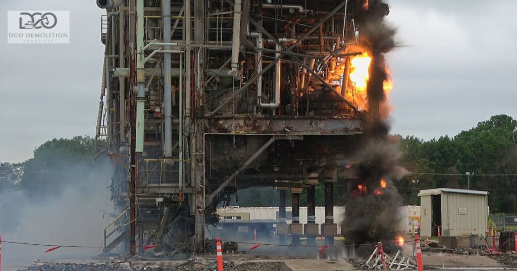 controlled demolition methods UAE Dubai