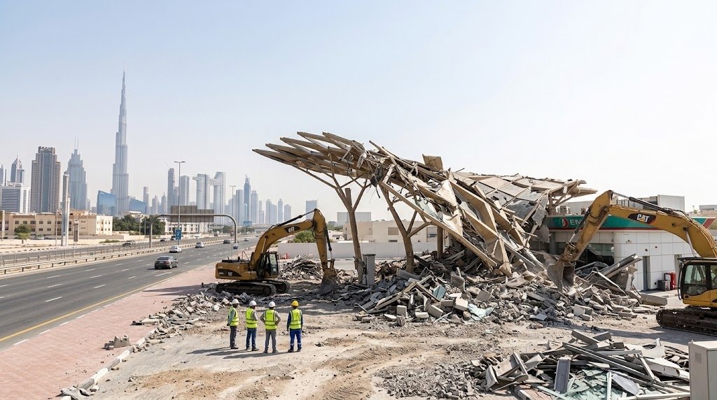 Petrol Station Demolition